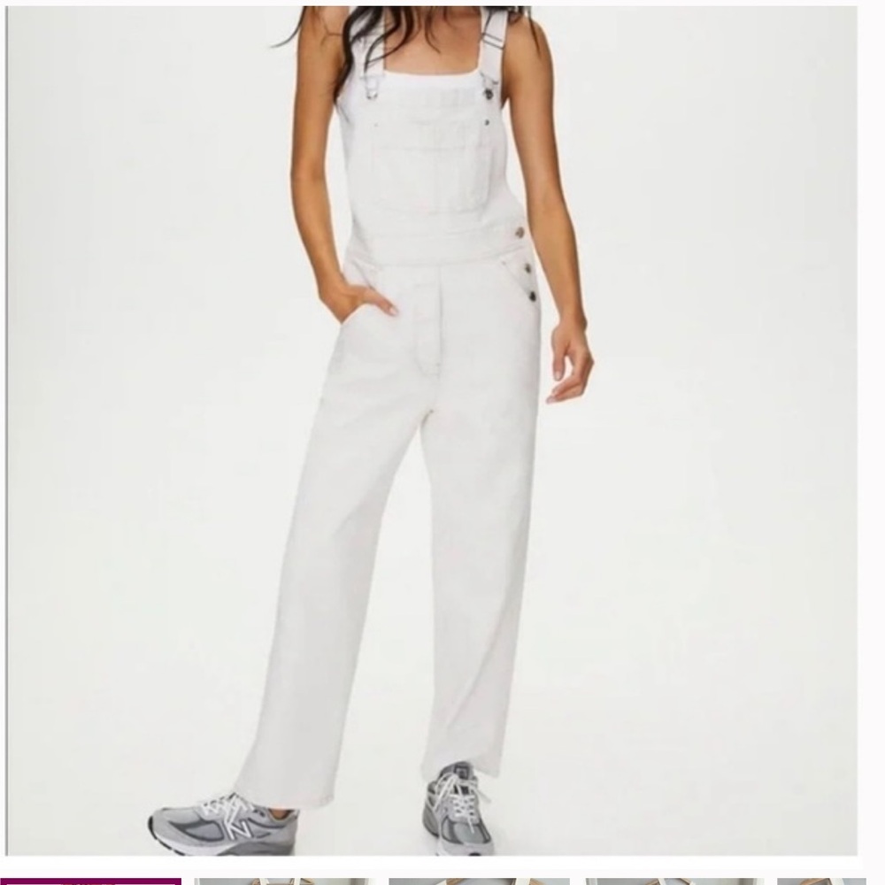 Wilfred Free White Cotton Overalls
